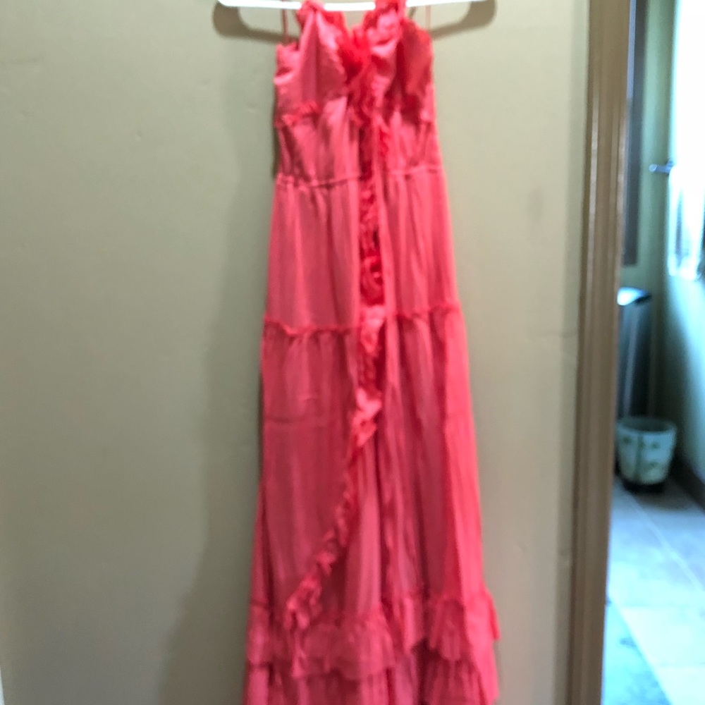 2bebe crimson long dress🌺